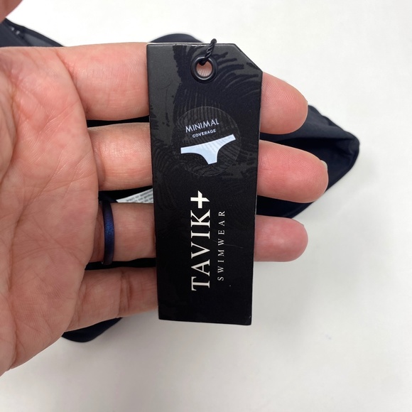 Tavik Womens Bella Minimal Bikini Bottom Only in Black Thongkini Size Sm… - Picture 10 of 12
